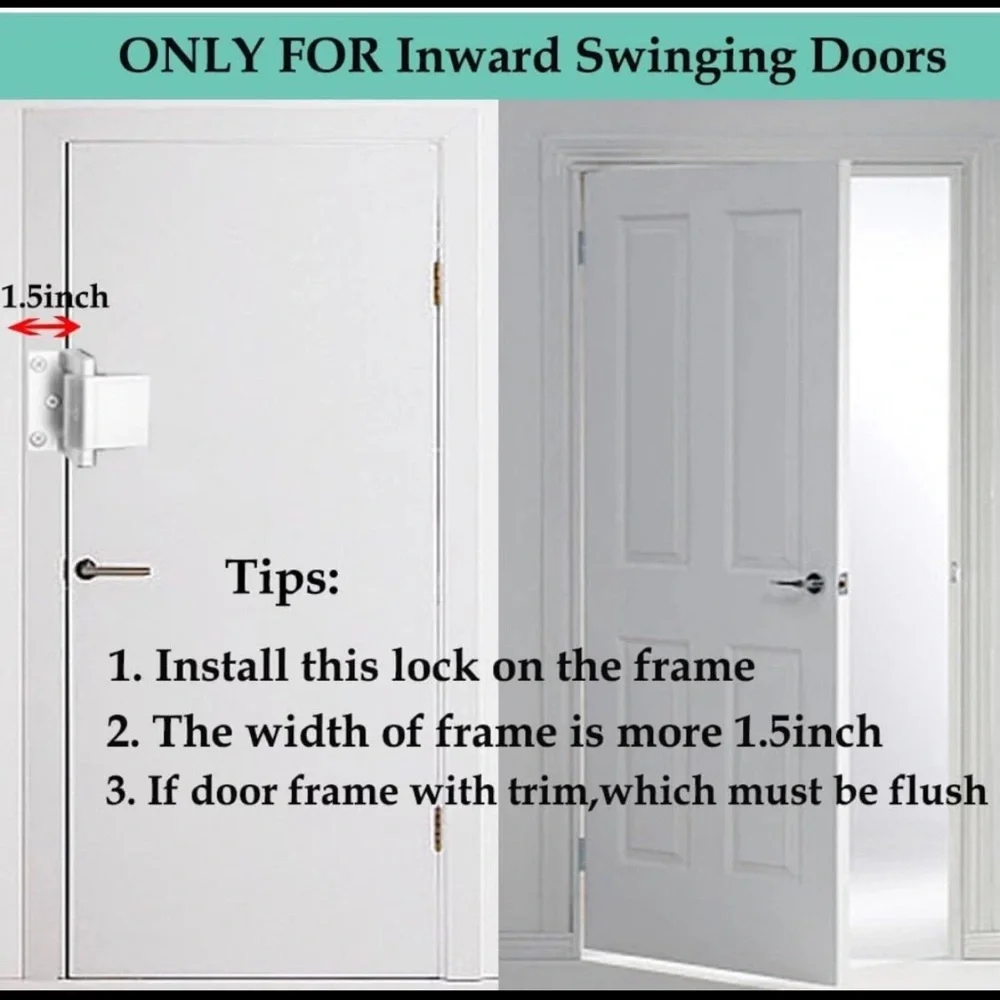 Pemko Assa Abloy Privacy Latch Satin Nickel Finish - Picture 5 of 6